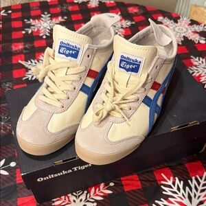 Onitsuka Tiger by Asics Women’s Sneakers - Cream, Blue, Red